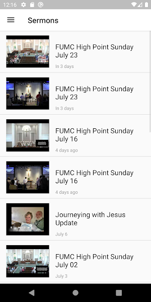 First UMC High Point Screenshot 0