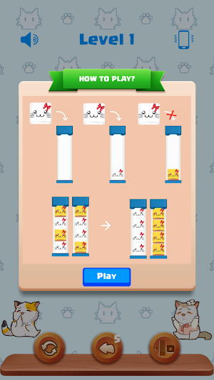 Sort The Cats - Sort Puzzle Screenshot 0
