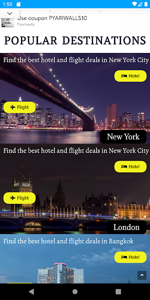 Cheap Flights & Hotel Deals Screenshot 3