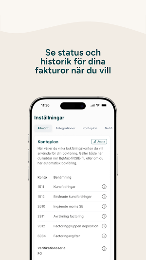 Factoringgruppen - Mina sidor Screenshot 2