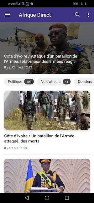Afrique Direct Screenshot 0