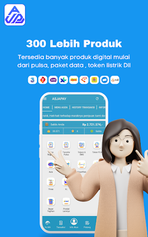 ASJAPAY - Agen Pulsa dan PPOB Screenshot 1