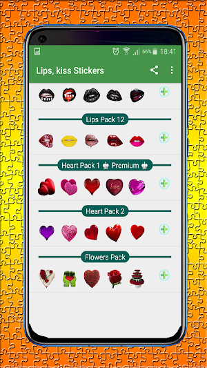 Lips, Kiss and Love Stickers - WAStickerApps Screenshot 2
