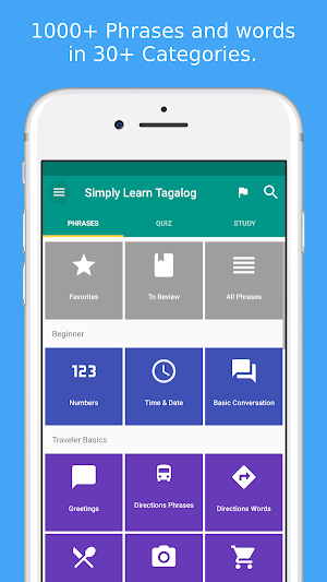Simply Learn Tagalog Screenshot 0