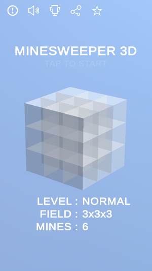 3D MINESWEEPER -CUBE-【FREE CUBIC PUZZLE】 Screenshot 2