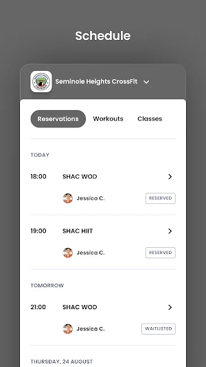 Seminole Heights CrossFit Screenshot 2