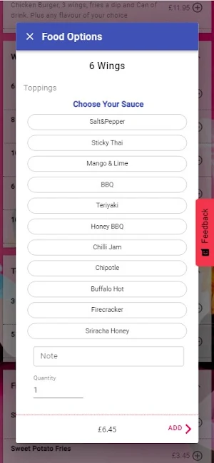 Wawa Wings Screenshot 2