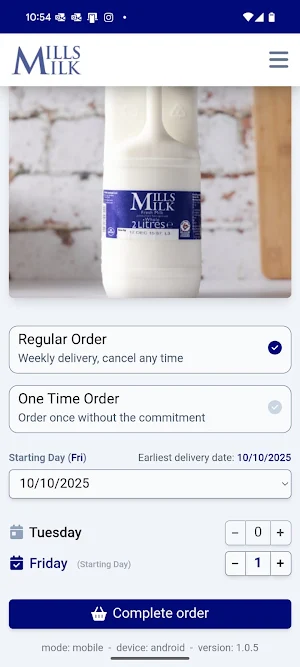 Mills Milk Screenshot 0