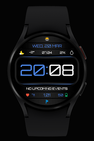 WR 016 Digital Watch Face Screenshot 2