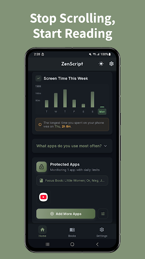 ZenScript - Stop Scroll & Read Screenshot 0