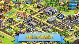 Tropic Paradise Sim: Town Building City Game Screenshot 1