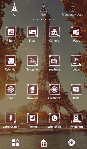 Beautiful Wallpaper Paris in Autumn Theme Screenshot 2