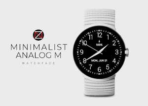 Minimalist Analog M Watch Face Screenshot 0