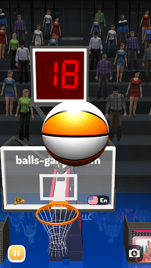 Basketball 3D Shooting Contest, real free shootout Screenshot 3