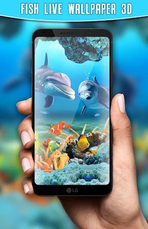 Fish Live Wallpaper 3D Aquarium Background HD :PRO screenshot 3