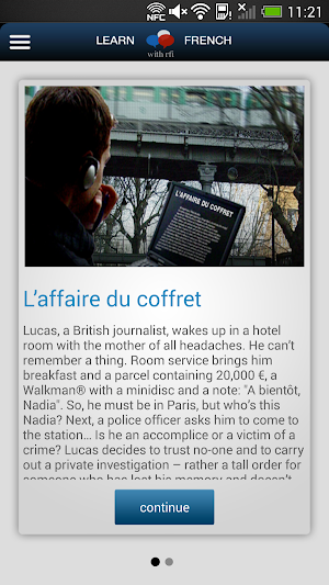 Learn French with RFI Screenshot 1