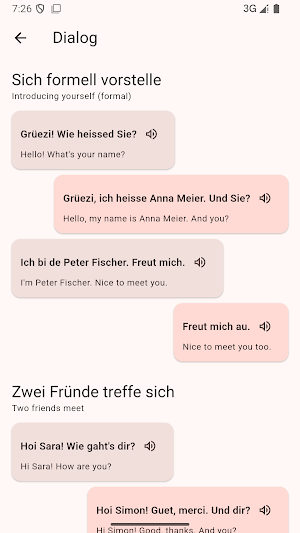 Swiss German A1.1 Course Screenshot 3