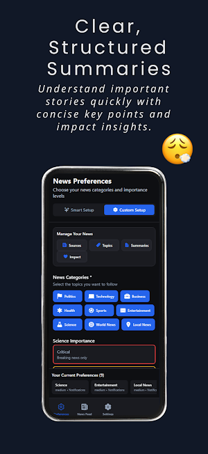 Spineen: Smart News & Insights Screenshot 3