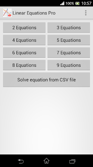 Linear Equations Pro Screenshot 0