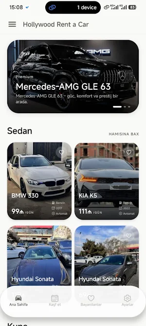 Rentalauto.az Screenshot 1