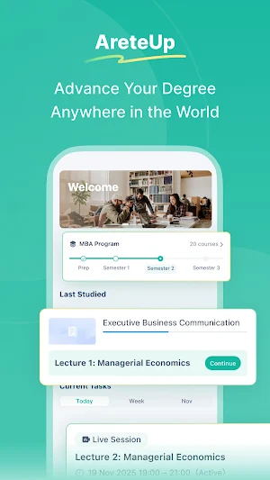 AreteUp Screenshot 0