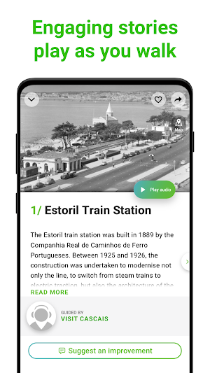 Cascais Tour Guide:SmartGuide Screenshot 1