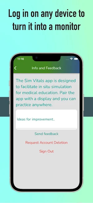 Sim Vitals Screenshot 2
