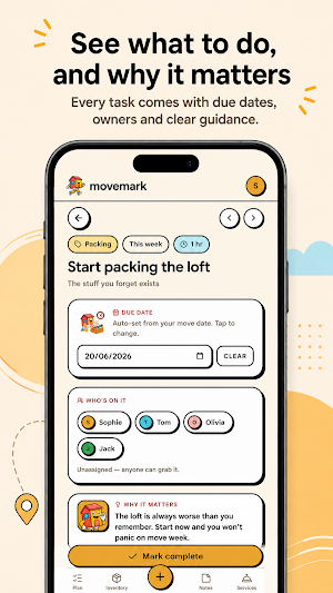 Movemark: Moving Planner Screenshot 3