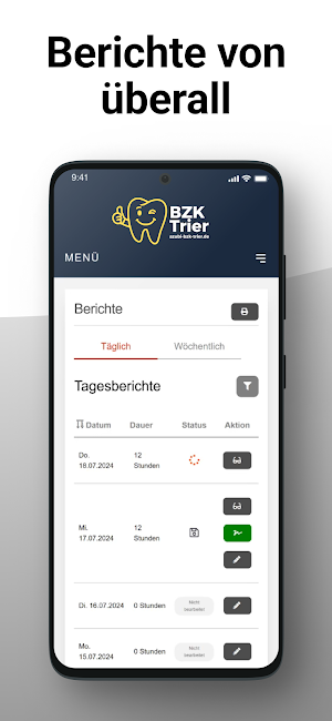Azubi BZK Trier Screenshot 1
