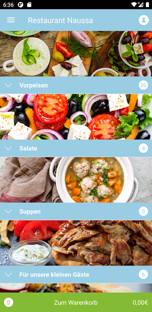 Restaurant Naussa Screenshot 2