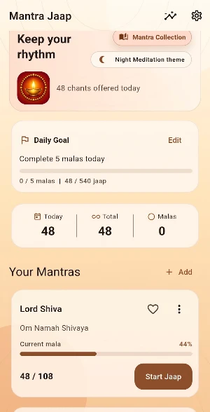 Mantra jaap 108 Screenshot 2