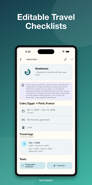 TailTransit — Pet Passport Screenshot 3