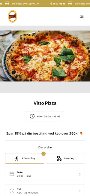 Vitto Pizza Screenshot 1