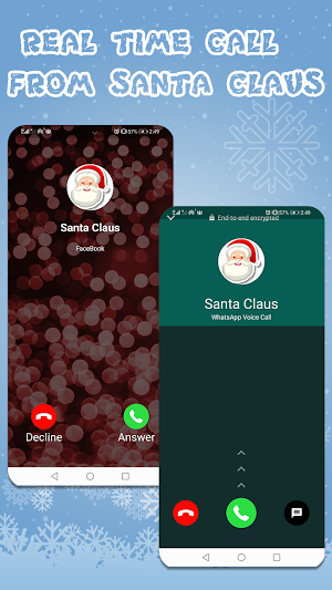 Santa claus video calling app Screenshot 2