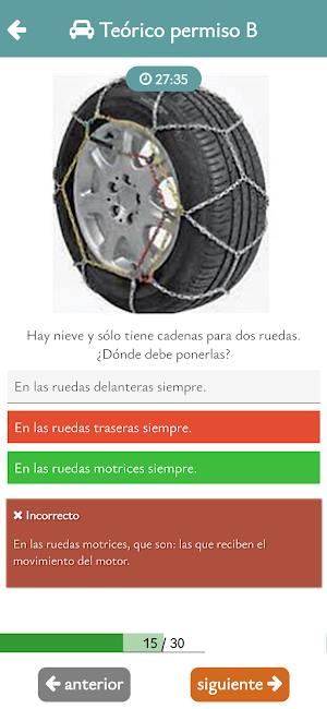 Autoescuela Permiso B Test DGT Screenshot 2