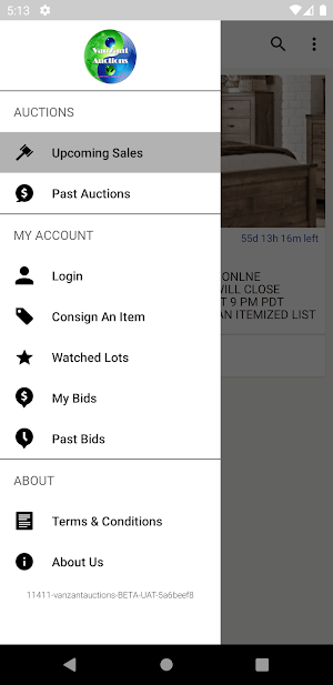 Vanzant Auctions Screenshot 0