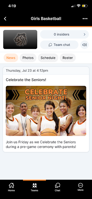 BCHS Tigers Athletics Screenshot 3
