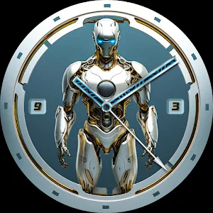 Futuristic Robot Watch Faces Screenshot 2