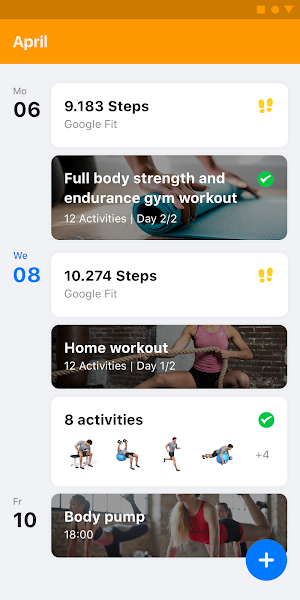 SF Fitness App Screenshot 1