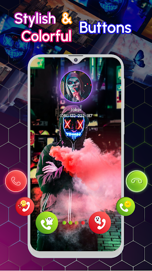 Animated Phone Call Screen BG Screenshot 2