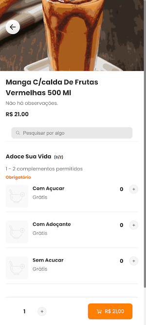 Clube Food Screenshot 2