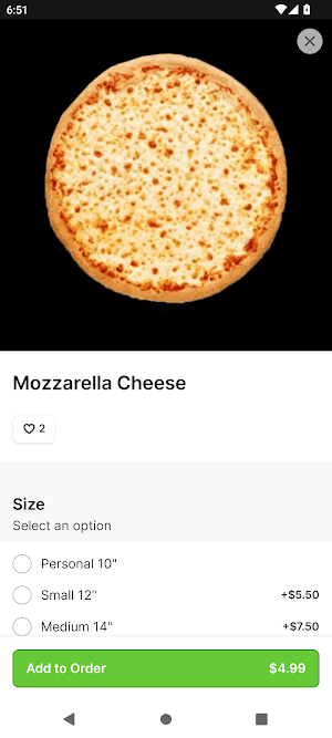Casa Bianca Pizza Screenshot 2