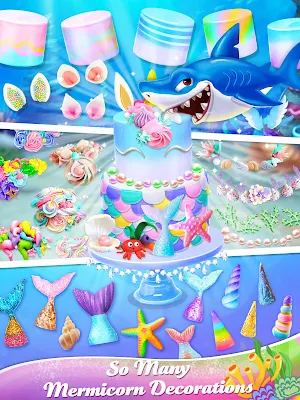 Unicorn Mermaid Cake - Princess Cake Screenshot 3