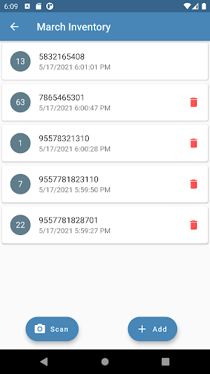Sahlisoft Stock Take Screenshot 1