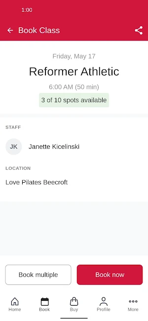Love Pilates Studios Screenshot 2