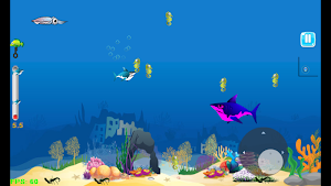 Shark Journey: Hungry Big Fish Eat Small and grow Screenshot 2