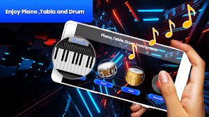 Piano, Drum, Tabla Instruments Screenshot 0