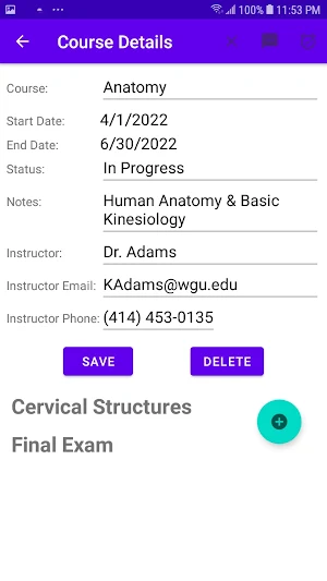 School Organizer Screenshot 3