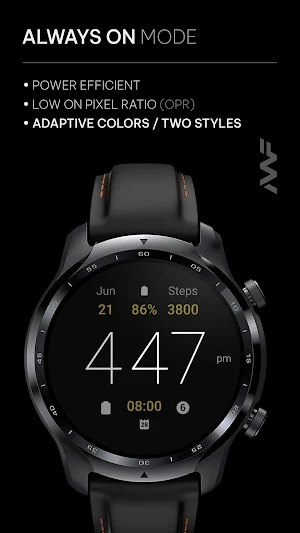 Awf Simple Digital - watchface Screenshot 3
