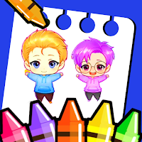 Lankybox - coloring Game